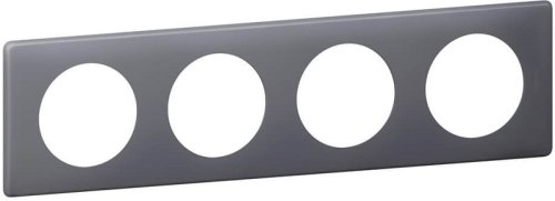 Рамка универсальная Legrand Celiane 4-м. фиолетовая перкаль  картинка